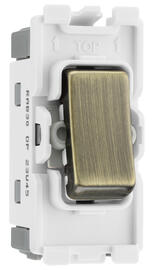 BG Nexus - Grid Switches - Antique Brass product image 3
